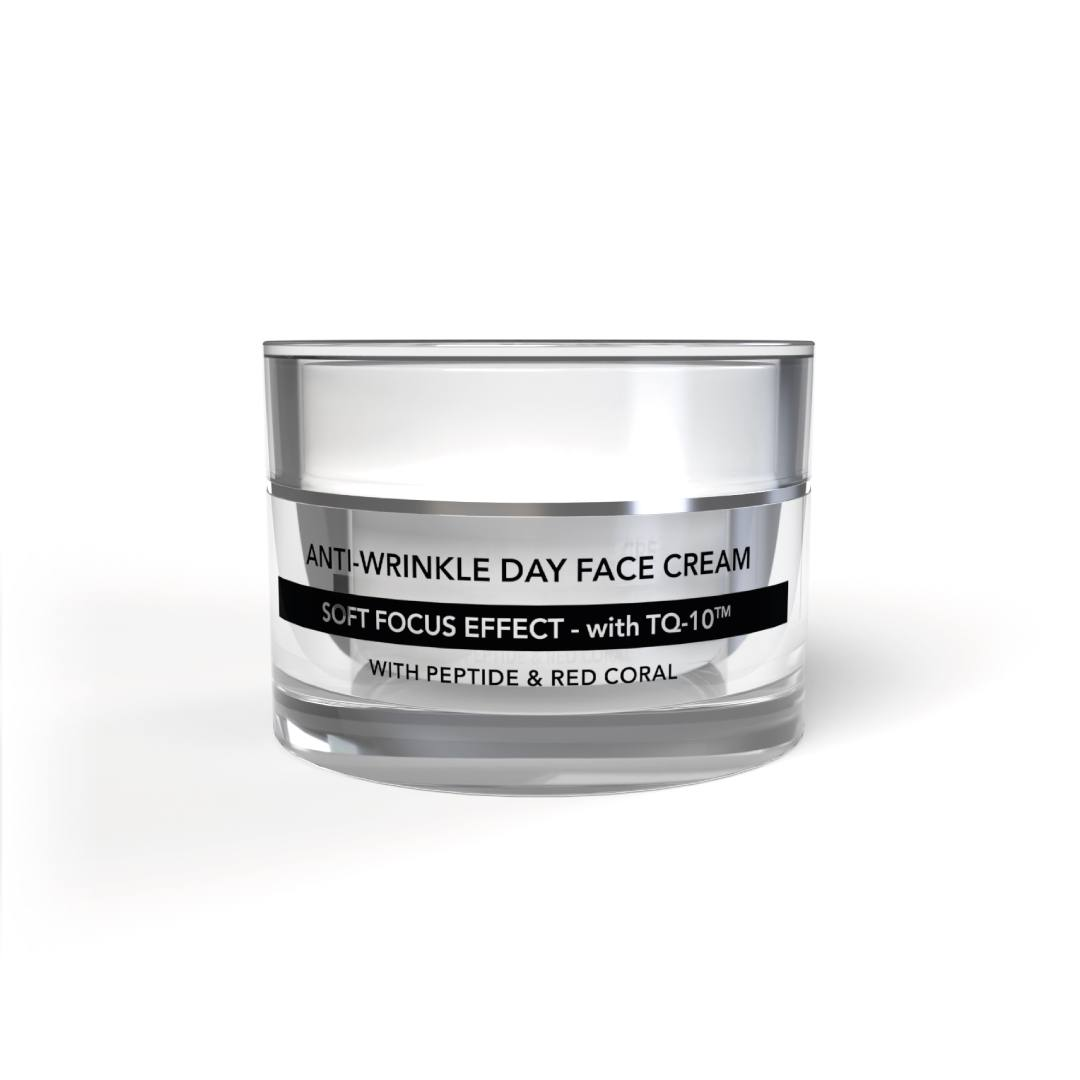 Peptilux Men Crema viso giorno 'effetto soft focus' con TQ-10™