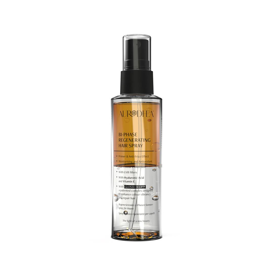 Spray Bifasico Rigenerante per capelli con Acido Ialuronico e Vitamina E